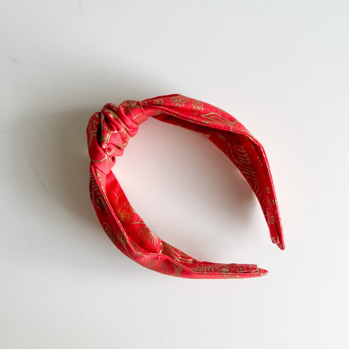 Red and Gold Headband