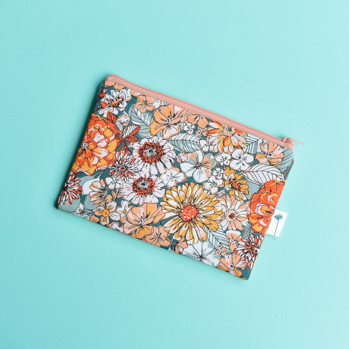Sherbet Bouquet Zipper Pouch